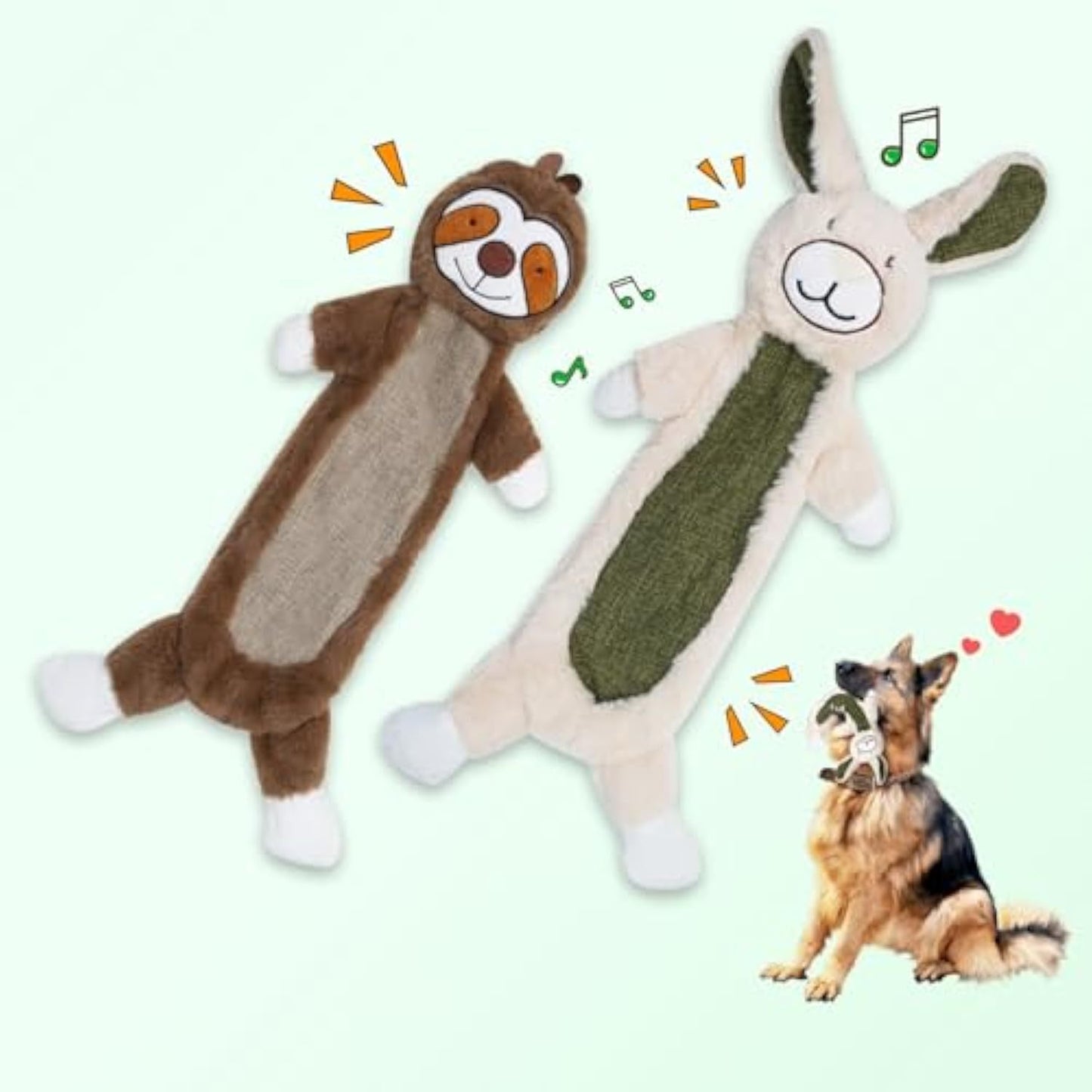 Giocattolo per Cani Senza Imbottitura con Suono