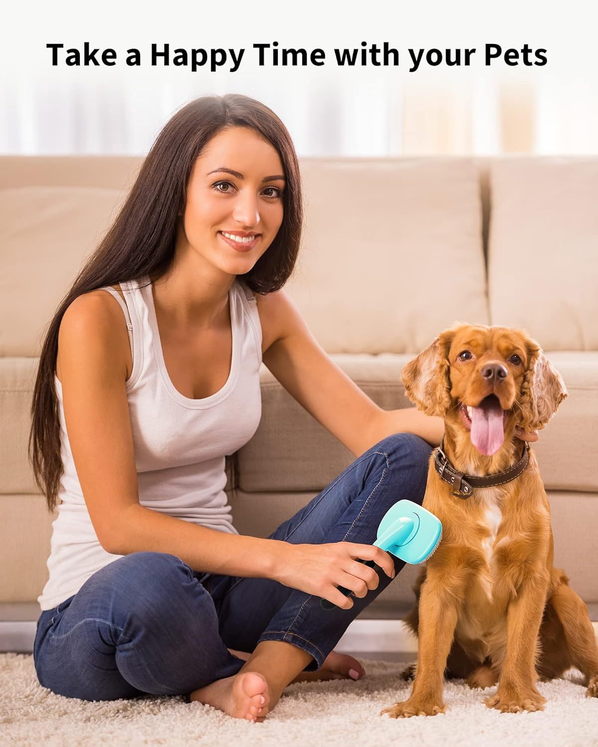 Spazzola per Cani e Gatti – Rimozione del Pelo