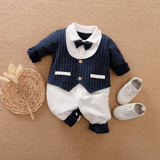 Tutina Elegante per Neonato – Maniche Lunghe