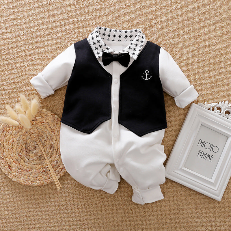 Tutina Elegante per Neonato – Maniche Lunghe