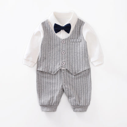 Tutina Elegante per Neonato – Maniche Lunghe
