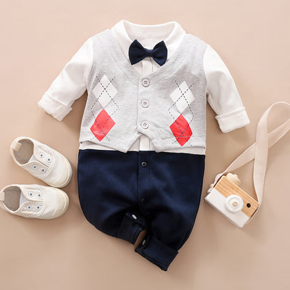 Tutina Elegante per Neonato – Maniche Lunghe
