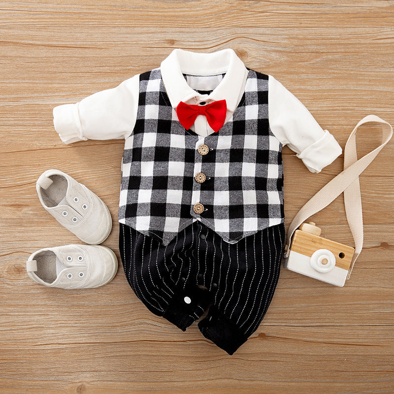 Tutina Elegante per Neonato – Maniche Lunghe