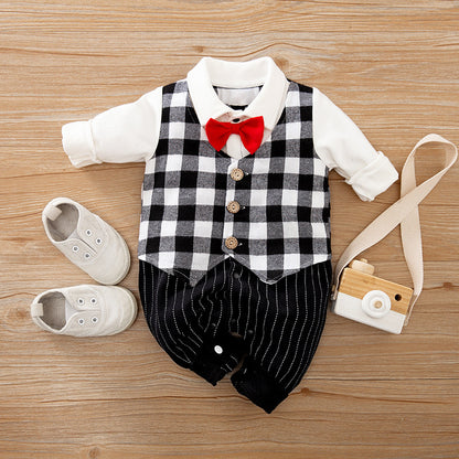 Tutina Elegante per Neonato – Maniche Lunghe