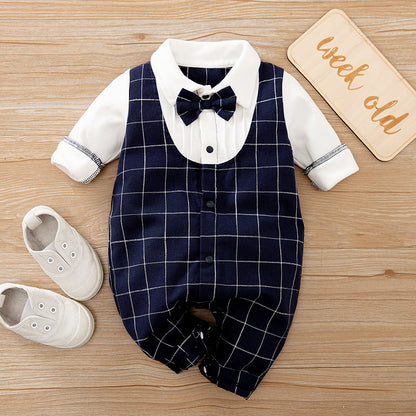 Tutina Elegante per Neonato – Maniche Lunghe