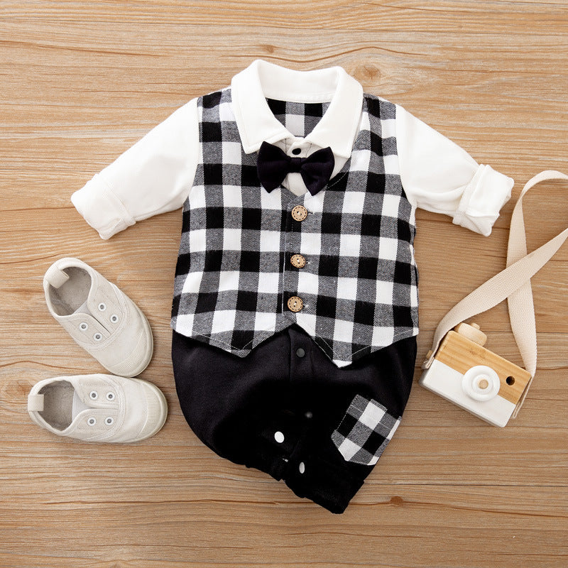 Tutina Elegante per Neonato – Maniche Lunghe
