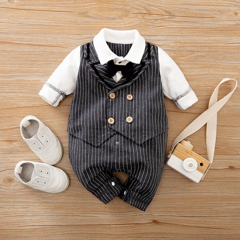 Tutina Elegante per Neonato – Maniche Lunghe