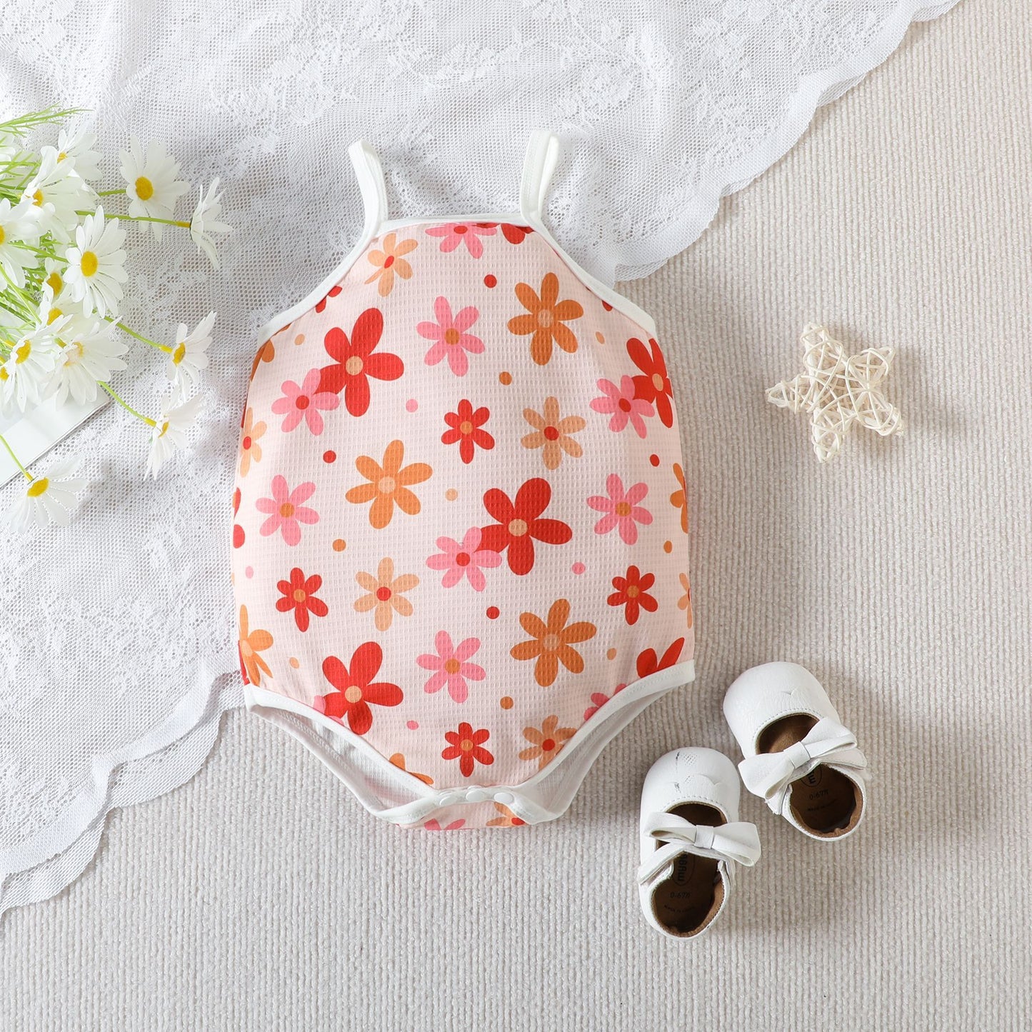 Set Vestito a Fiore per Bambina
