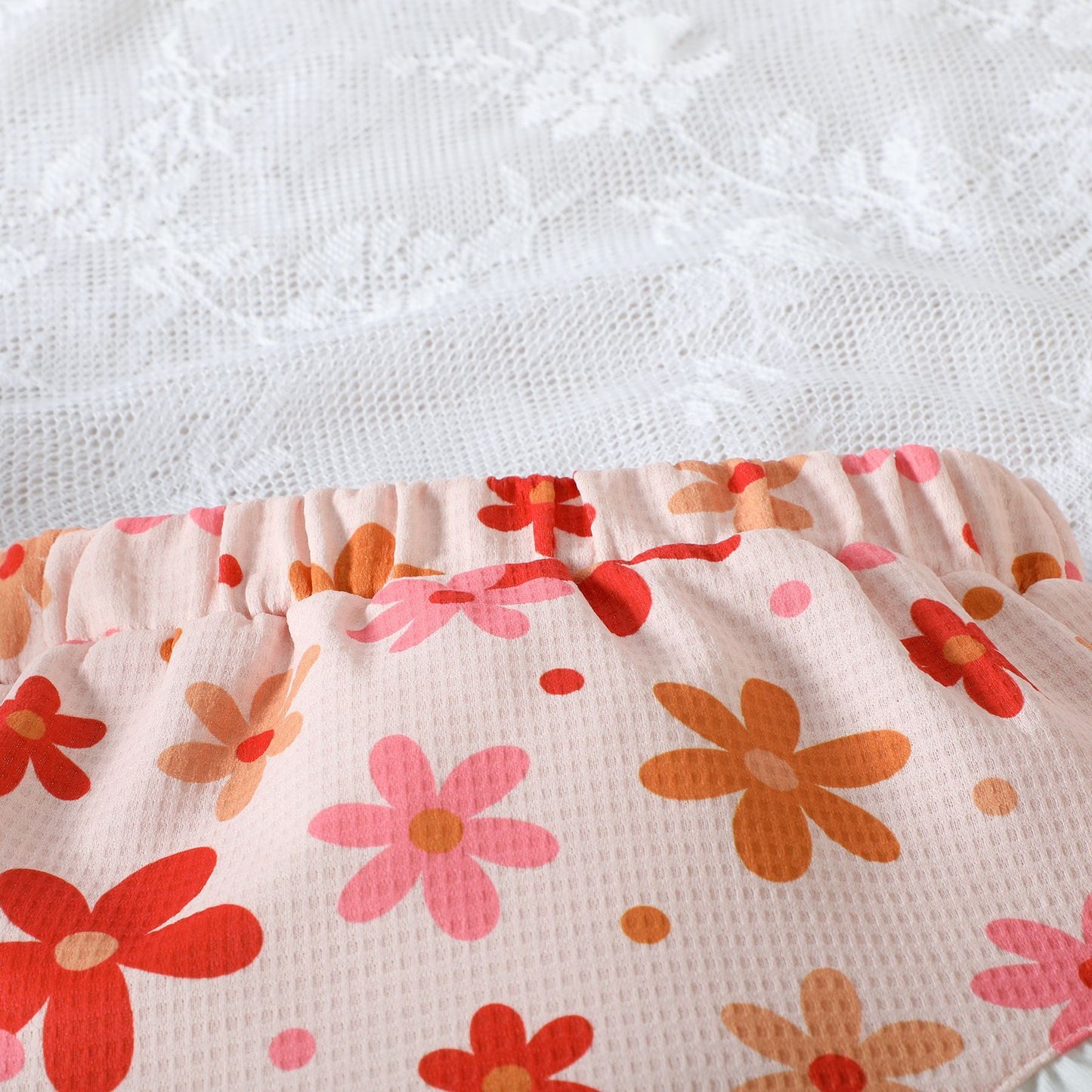Set Vestito a Fiore per Bambina