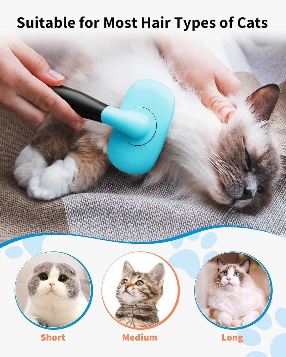 Spazzola per Cani e Gatti – Rimozione del Pelo